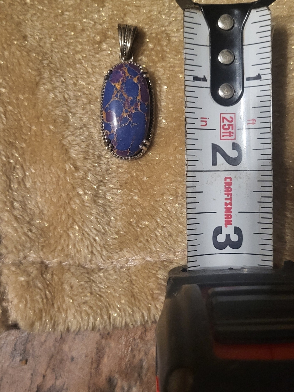 Mojave Purple Turquoise Pendant